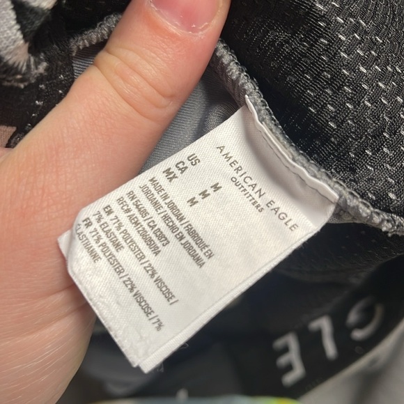 American Eagle Heather Gray Zipper Jogger Size Medium - Picture 12 of 12